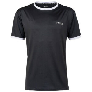 Polera Nox Team Plomo Logo Blanco