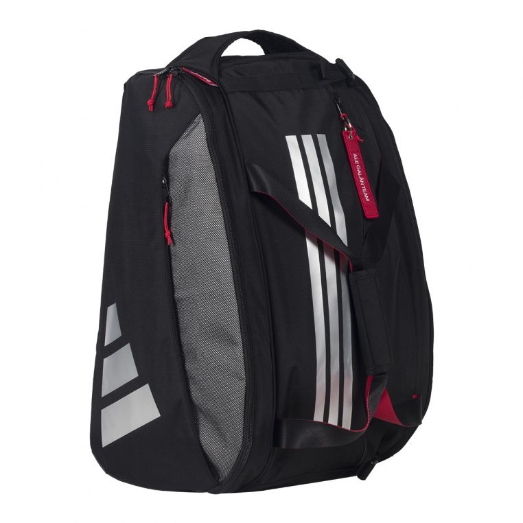 Bolso Adidas multigame 3.4 negro/rojo 2025 de Ale Galán - Tienda