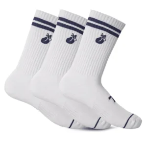Tripack calcetin tilki comfort blanco lines